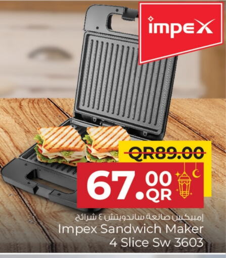 IMPEX Sandwich Maker available at Family Food Centre in Qatar - Al Rayyan