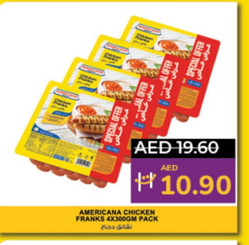 AMERICANA Chicken Franks available at Lulu Hypermarket in UAE - Abu Dhabi