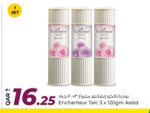 Enchanteur Talcum Powder available at Rawabi Hypermarket in Qatar - Al Wakra