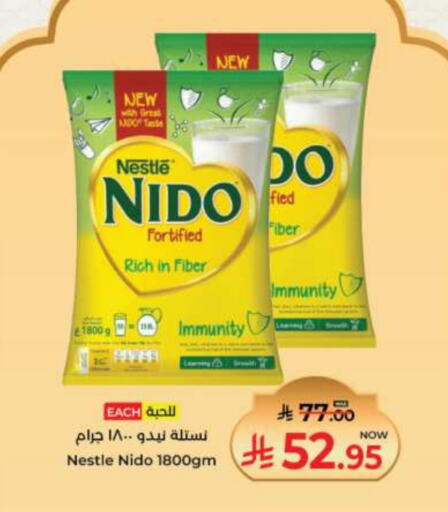 NIDO Milk Powder available at Kabayan Hypermarket in KSA, Saudi Arabia, Saudi - Jeddah