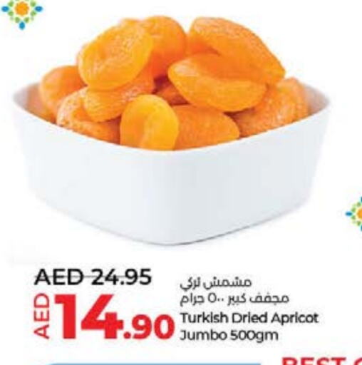 Apricot available at لولو هايبرماركت in الإمارات العربية المتحدة , الامارات - ٱلْفُجَيْرَة‎