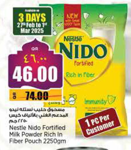 NIDO Milk Powder available at Retail Mart in Qatar - Al Khor