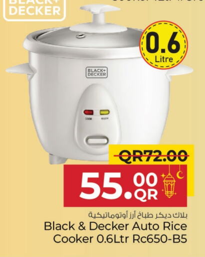 BLACK+DECKER Rice Cooker available at Family Food Centre in Qatar - Umm Salal