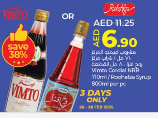 VIMTO available at Lulu Hypermarket in UAE - Fujairah