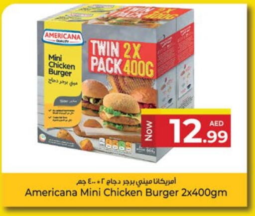 AMERICANA Chicken Burger available at Kenz Hypermarket in UAE - Sharjah / Ajman