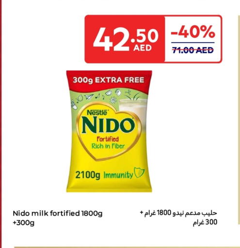 NIDO Milk Powder available at Carrefour UAE in UAE - Umm al Quwain