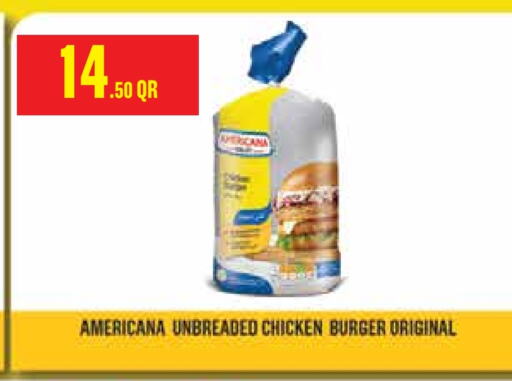 AMERICANA Chicken Burger available at Monoprix in Qatar - Al Wakra