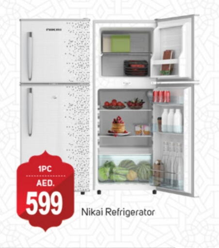 NIKAI Refrigerator available at TALAL MARKET in UAE - Dubai