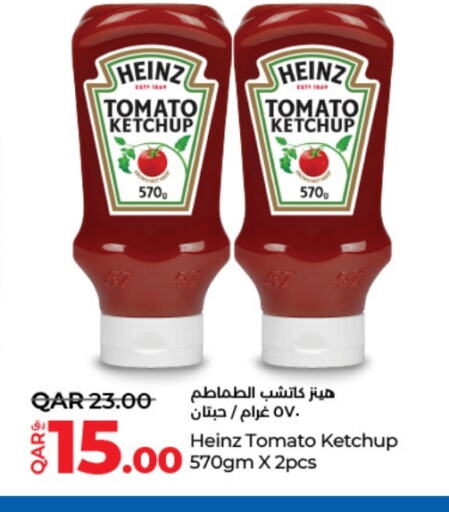 HEINZ Tomato Ketchup available at LuLu Hypermarket in Qatar - Al Wakra