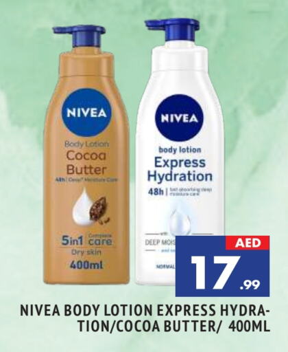 Nivea Body Lotion & Cream available at AL MADINA in UAE - Sharjah / Ajman