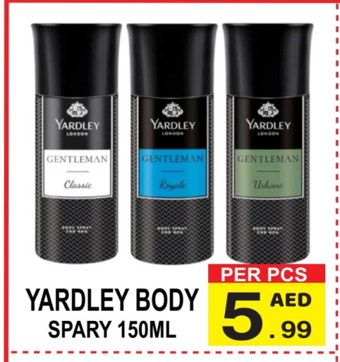 YARDLEY available at Friday Center in UAE - Sharjah / Ajman