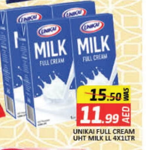 UNIKAI Long Life / UHT Milk available at Mango Hypermarket LLC in UAE - Dubai