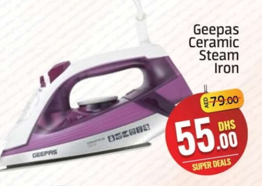 GEEPAS Ironbox available at Azhar Al Madina Hypermarket in UAE - Dubai