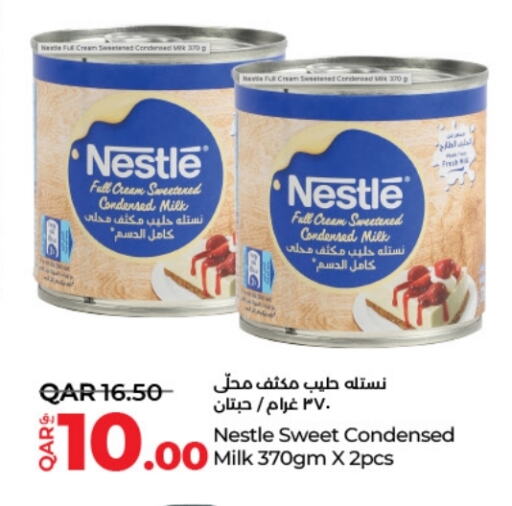 NESTLE Condensed Milk available at LuLu Hypermarket in Qatar - Al Khor