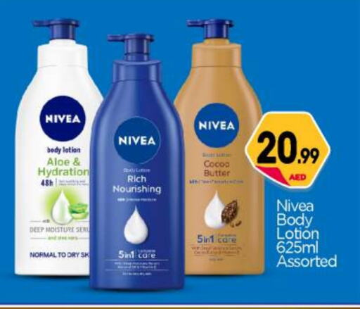 Nivea Body Lotion & Cream available at BIGmart in UAE - Abu Dhabi