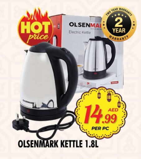 OLSENMARK Kettle available at NIGHT TO NIGHT DEPARTMENT STORE in UAE - Sharjah / Ajman