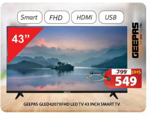 GEEPAS Smart TV available at Grand Hyper Market in UAE - Sharjah / Ajman