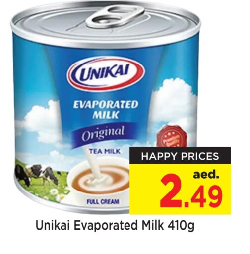 UNIKAI Evaporated Milk available at Neomart Hypermarket in UAE - Sharjah / Ajman