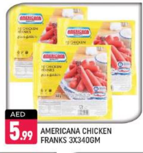 AMERICANA Chicken Franks available at Shaklan  in UAE - Dubai