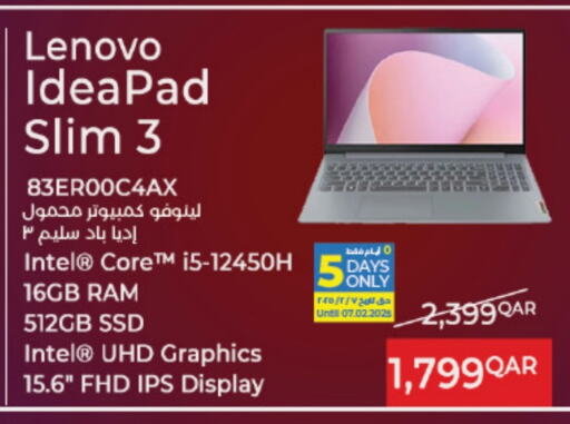 LENOVO Laptop available at LuLu Hypermarket in Qatar - Doha