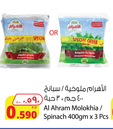 Spinach available at شركة المنتجات الزراعية الغذائية in الكويت - مدينة الكويت