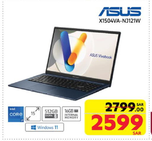 ASUS Laptop available at Carrefour in KSA, Saudi Arabia, Saudi - Jeddah