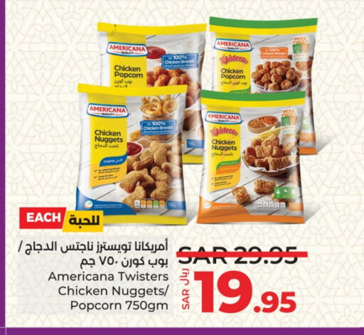 AMERICANA Chicken Nuggets available at LULU Hypermarket in KSA, Saudi Arabia, Saudi - Riyadh