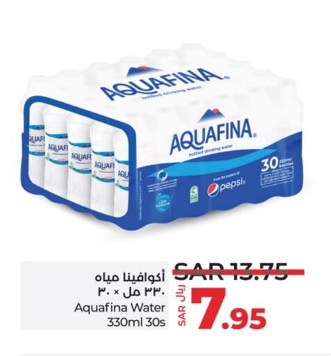 AQUAFINA available at LULU Hypermarket in KSA, Saudi Arabia, Saudi - Riyadh