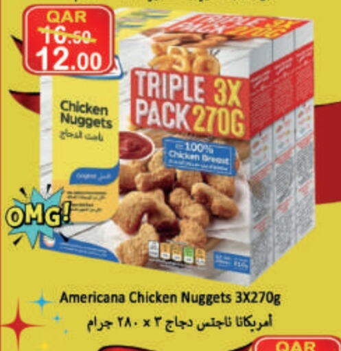 AMERICANA Chicken Nuggets available at  Great Hypermarket in Qatar - Doha