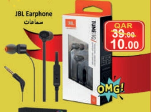 JBL Earphone available at  Great Hypermarket in Qatar - Doha