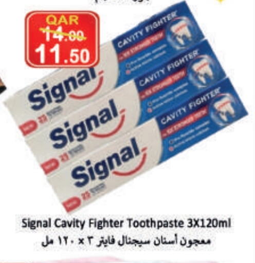 SIGNAL Toothpaste available at  Great Hypermarket in Qatar - Al Wakra