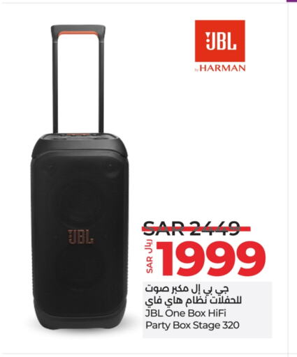 JBL available at LULU Hypermarket in KSA, Saudi Arabia, Saudi - Saihat