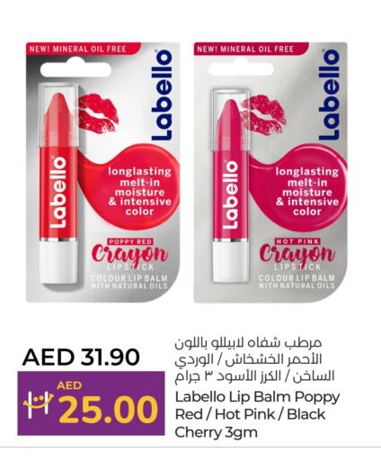 LABELLO Lip care available at Lulu Hypermarket in UAE - Umm al Quwain