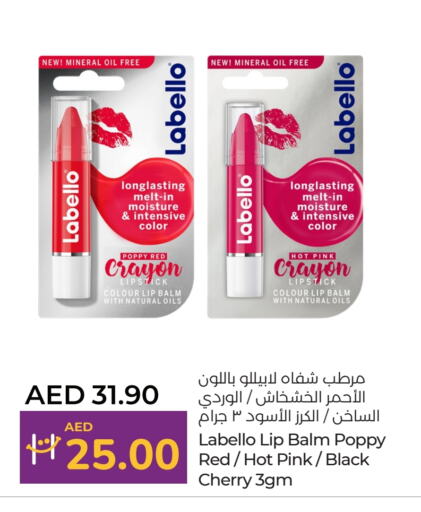 LABELLO Lip care available at Lulu Hypermarket in UAE - Abu Dhabi