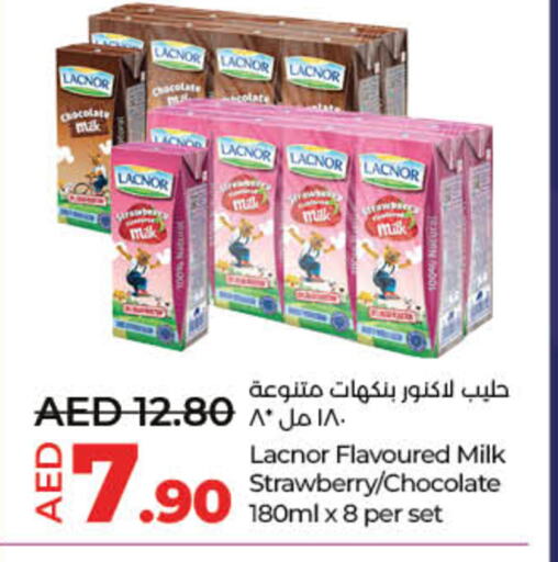 LACNOR Flavoured Milk available at Lulu Hypermarket in UAE - Sharjah / Ajman