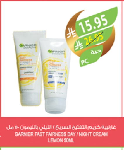 GARNIER Face Cream available at Farm  in KSA, Saudi Arabia, Saudi - Saihat