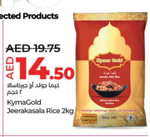 Jeerakasala Rice available at Lulu Hypermarket in UAE - Sharjah / Ajman