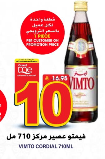 VIMTO available at Grand Hyper in KSA, Saudi Arabia, Saudi - Riyadh