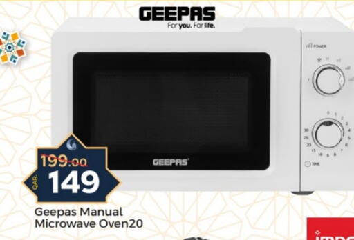 GEEPAS Microwave Oven available at Paris Hypermarket in Qatar - Doha