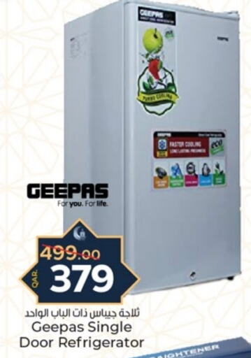 GEEPAS Refrigerator available at Paris Hypermarket in Qatar - Al-Shahaniya