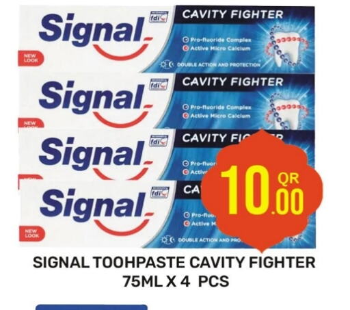 SIGNAL Toothpaste available at Majlis Hypermarket in Qatar - Al Rayyan