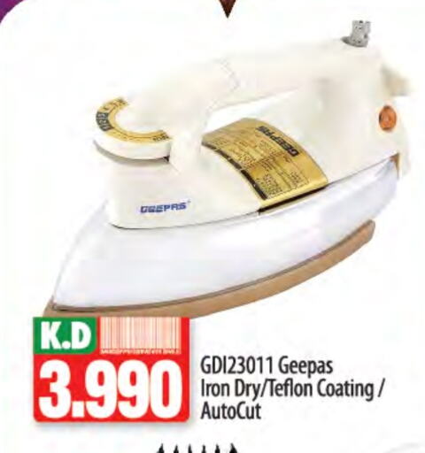 GEEPAS Ironbox available at Mango Hypermarket  in Kuwait - Ahmadi Governorate