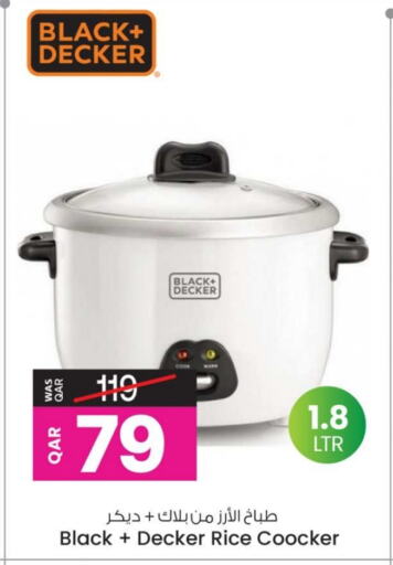 BLACK+DECKER Rice Cooker available at Ansar Gallery in Qatar - Al Shamal