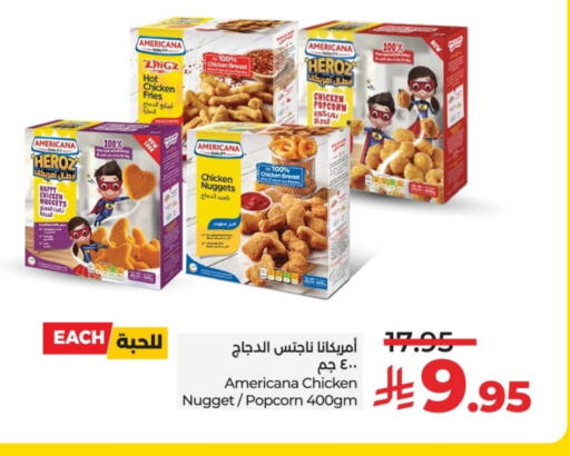 AMERICANA Chicken Bites available at LULU Hypermarket in KSA, Saudi Arabia, Saudi - Hail