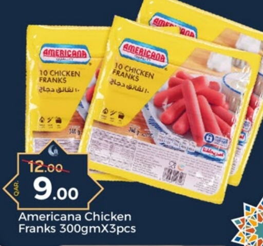 AMERICANA Chicken Franks available at Paris Hypermarket in Qatar - Al Wakra