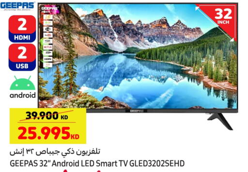 GEEPAS Smart TV available at Carrefour in Kuwait - Jahra Governorate