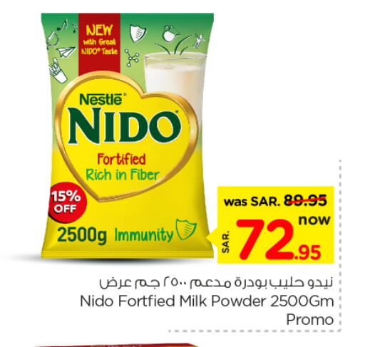 NIDO Milk Powder available at Nesto in KSA, Saudi Arabia, Saudi - Al-Kharj