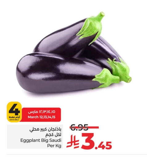 Eggplant from Saudi Arabia available at لولو هايبرماركت in مملكة العربية السعودية, السعودية, سعودية - الخبر‎