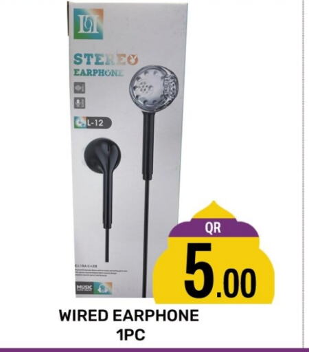 Earphone available at Majlis Shopping Center in Qatar - Al Rayyan