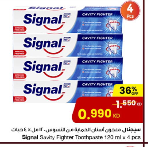 SIGNAL Toothpaste available at The Sultan Center in Kuwait - Kuwait City